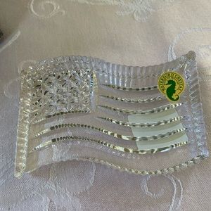 American flag Waterford paperweight